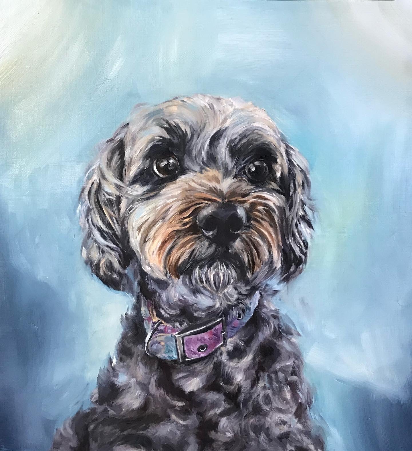 Commission Pet Portrait - Original Pet Portrait in Oil paint