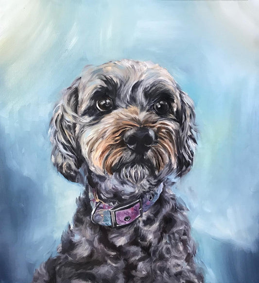 Commission Pet Portrait - Original Pet Portrait in Oil paint
