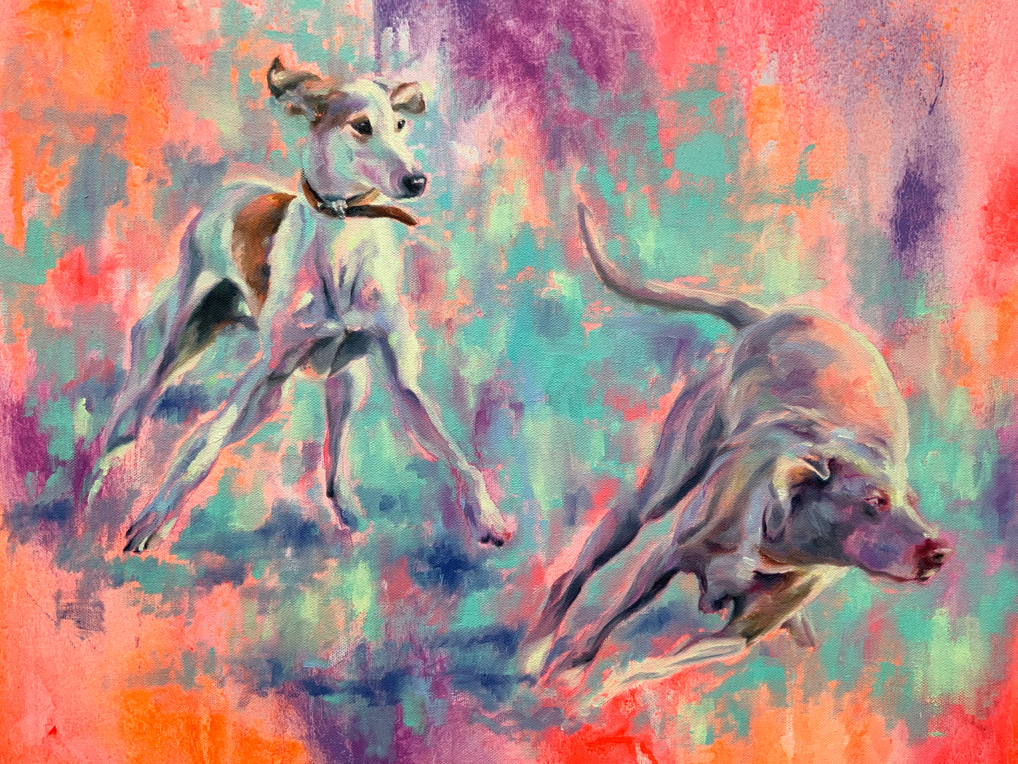 Commission Pet Portrait - Original Pet Portrait in Oil paint